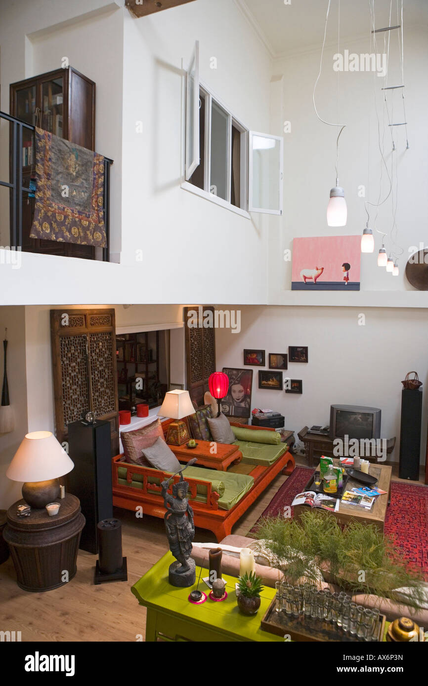 Interiors of house, Beijing, China Stock Photo - Alamy