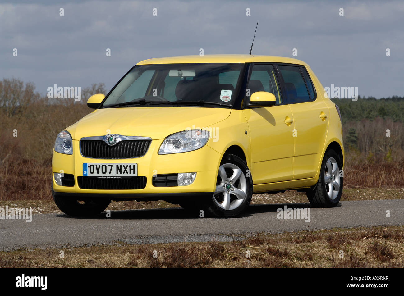 2008 Skoda Fabia 2 Stock Photo - Alamy