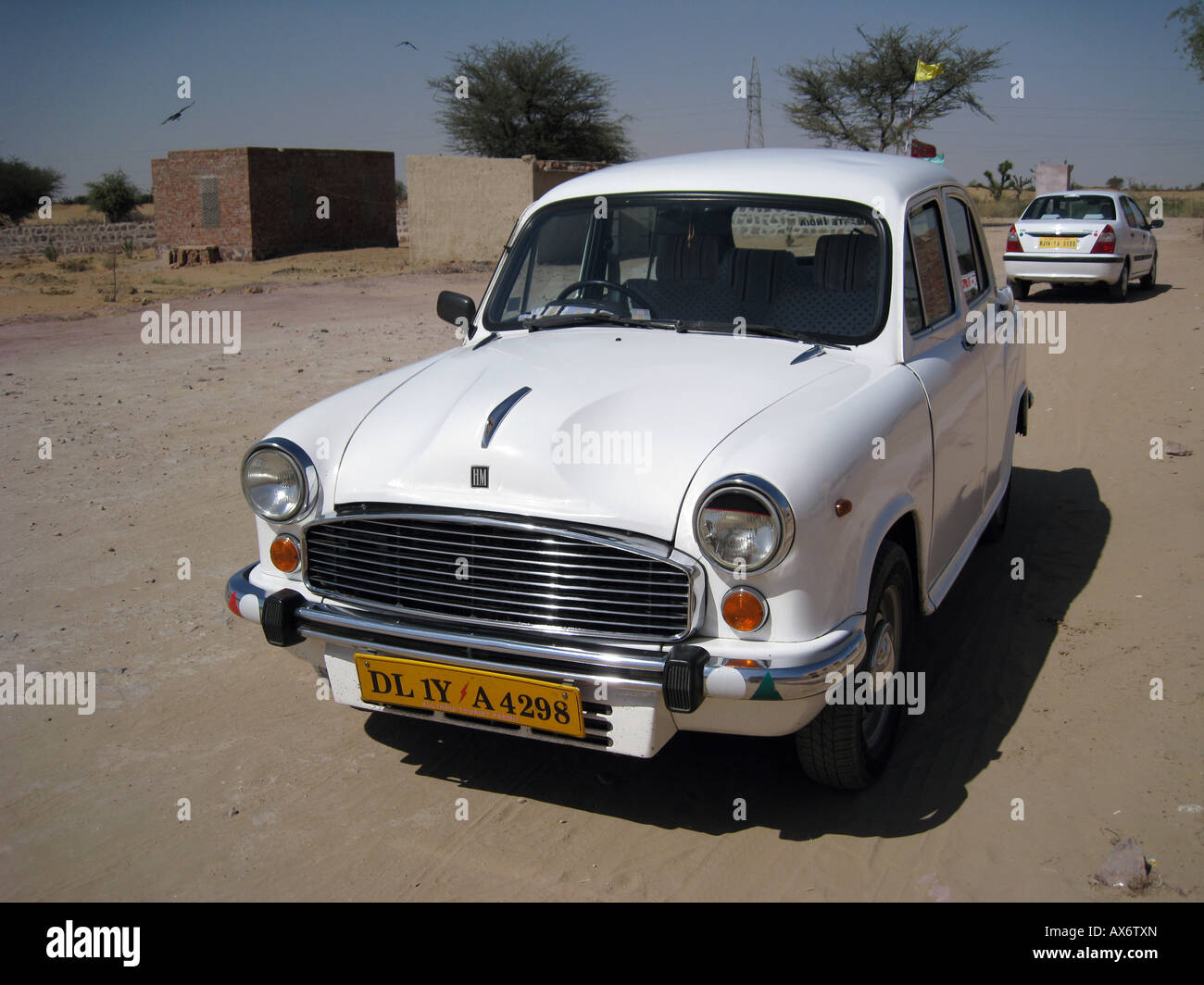 ambassador taxi in india Stock Photo