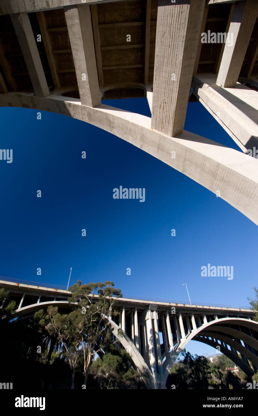 Pasadena Colorado street Bridge Stock Photo Alamy