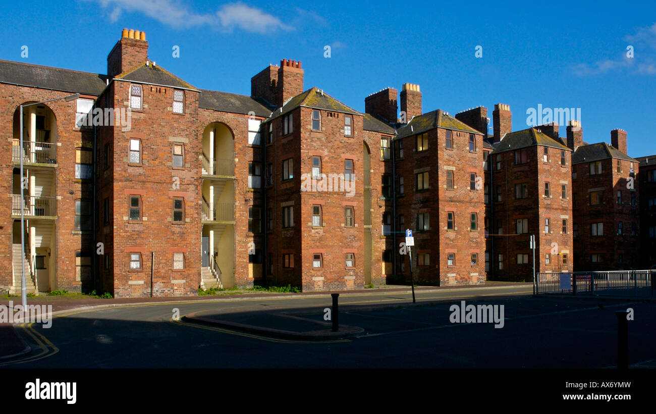 Tenement barrow in furness cumbria uk hi res stock photography and