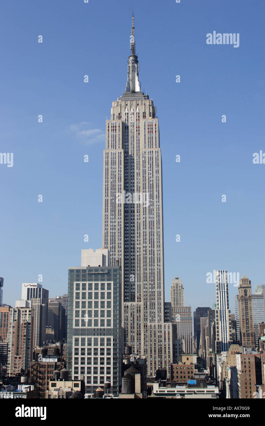 Empire State Building Manhattan New York City USA Stock Photo - Alamy