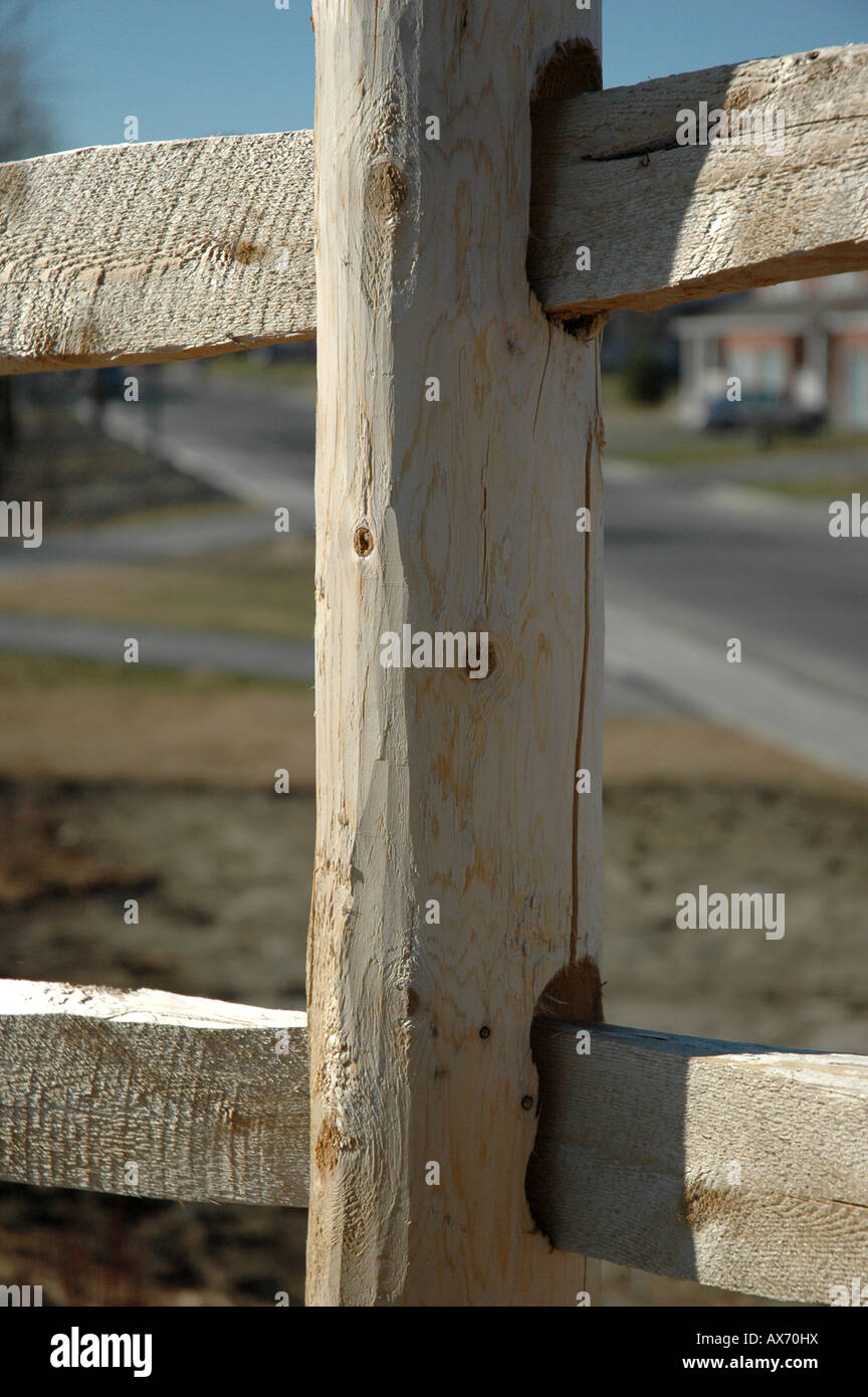 A section of a wooden fence Stock Photo Alamy