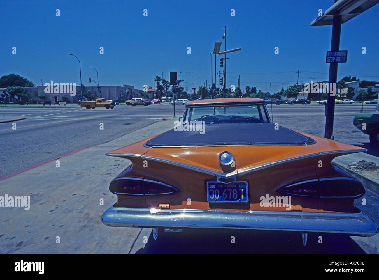 An old car in Los Angeles U.S.A. North America Stock Photo - Alamy