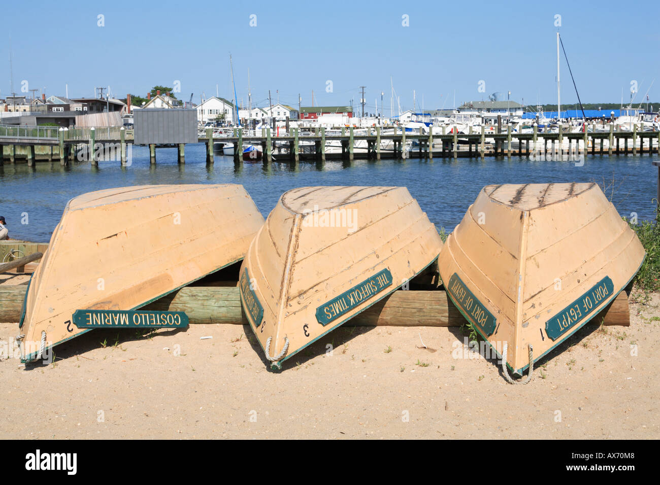 Boats Marina Greenport Long Island Shelter island Sound New York State