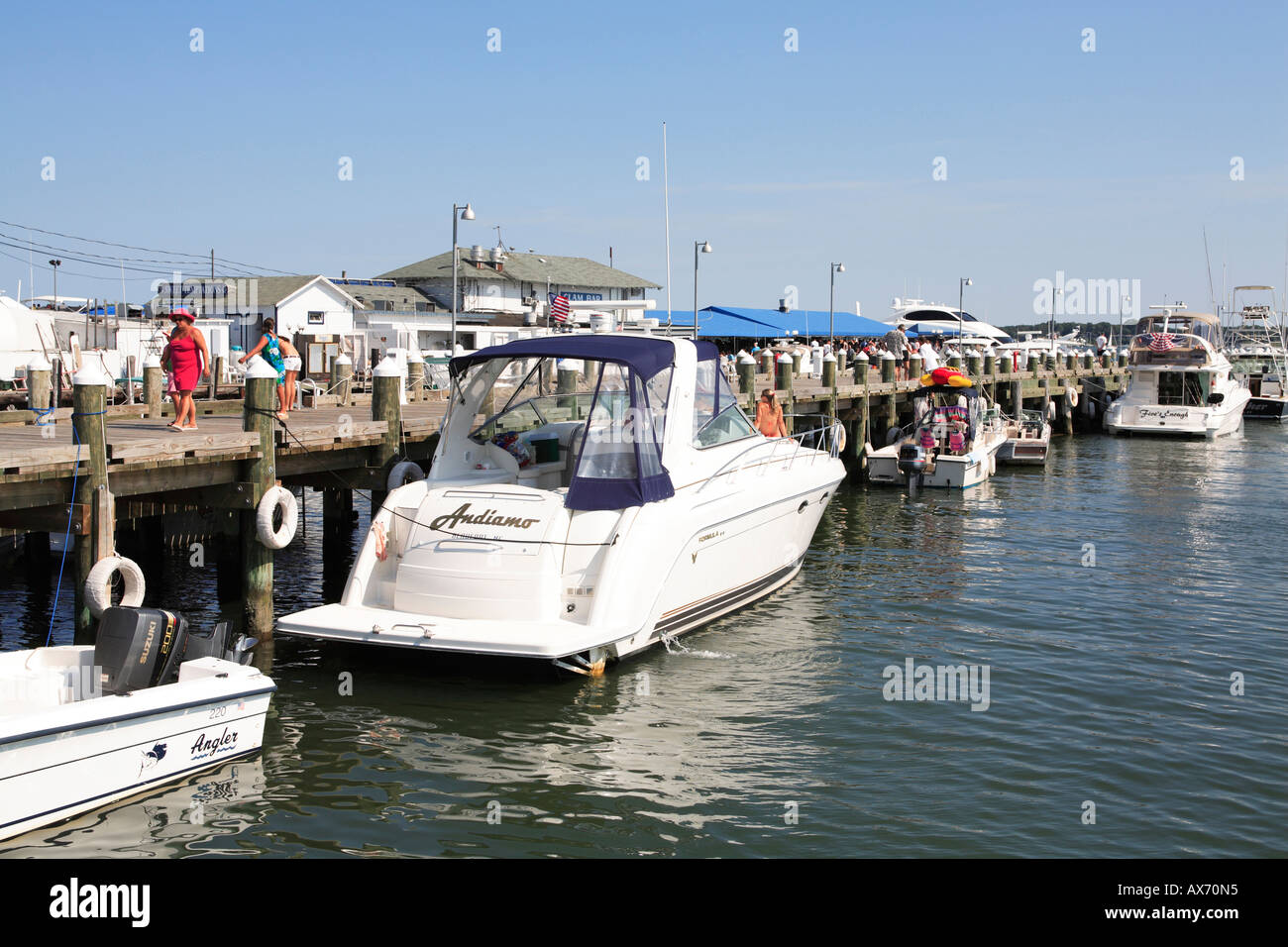 Boats Marina Greenport Long Island Shelter island Sound New York State