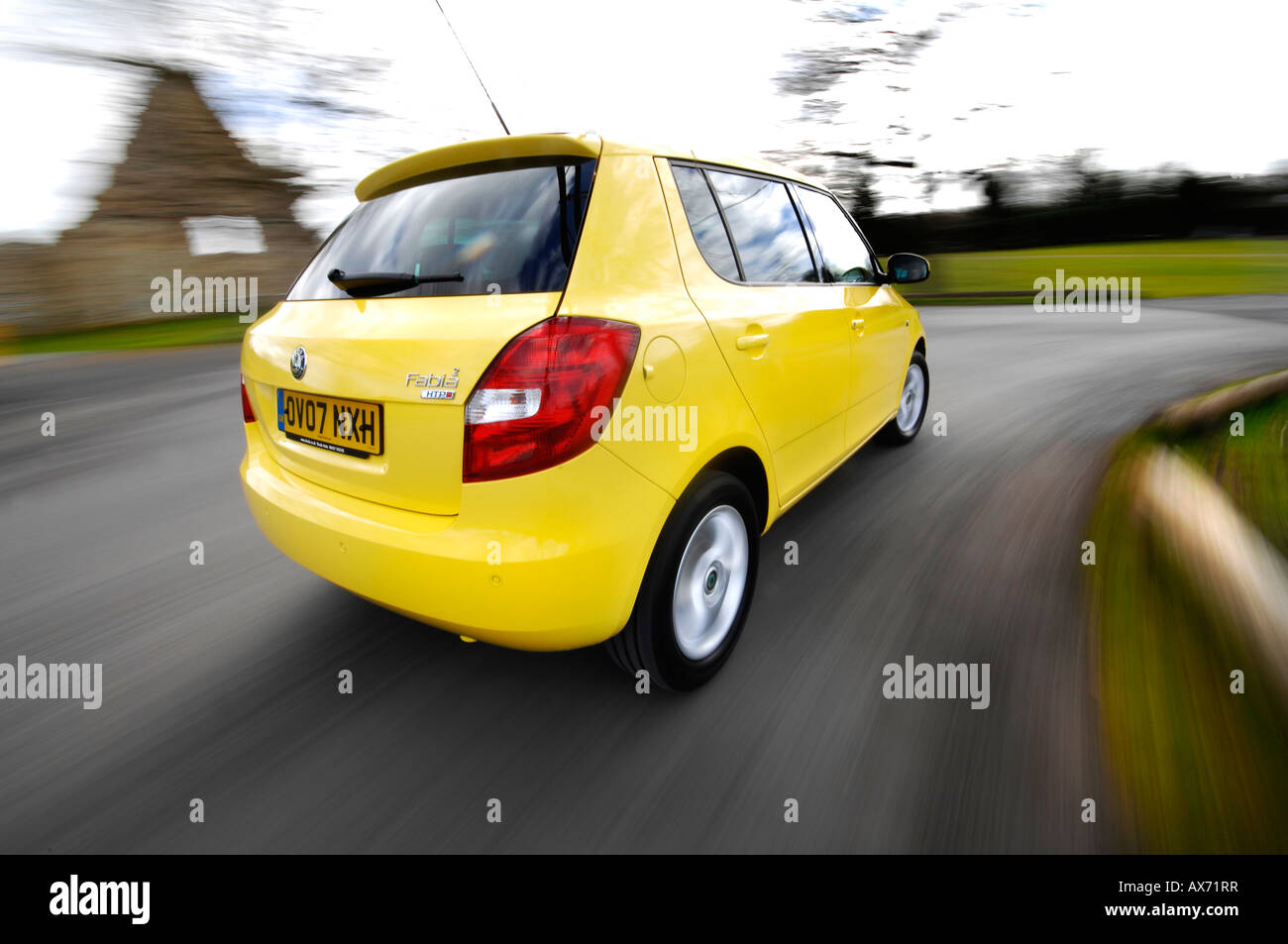 2008 Skoda Fabia 2 Stock Photo