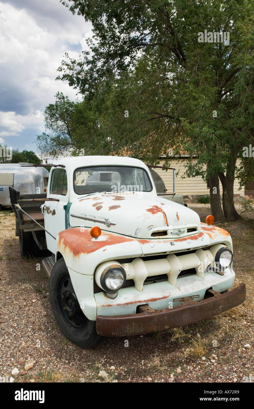 Rusting Classic 1950s Ford Pickup Truck Seligman Route 66