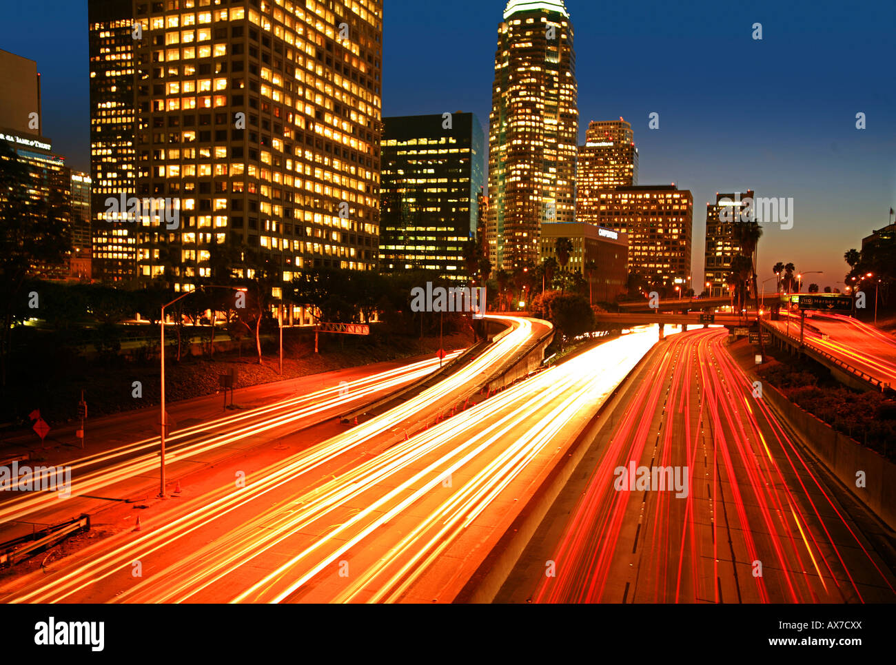 Harbor freeway hi-res stock photography and images - Alamy