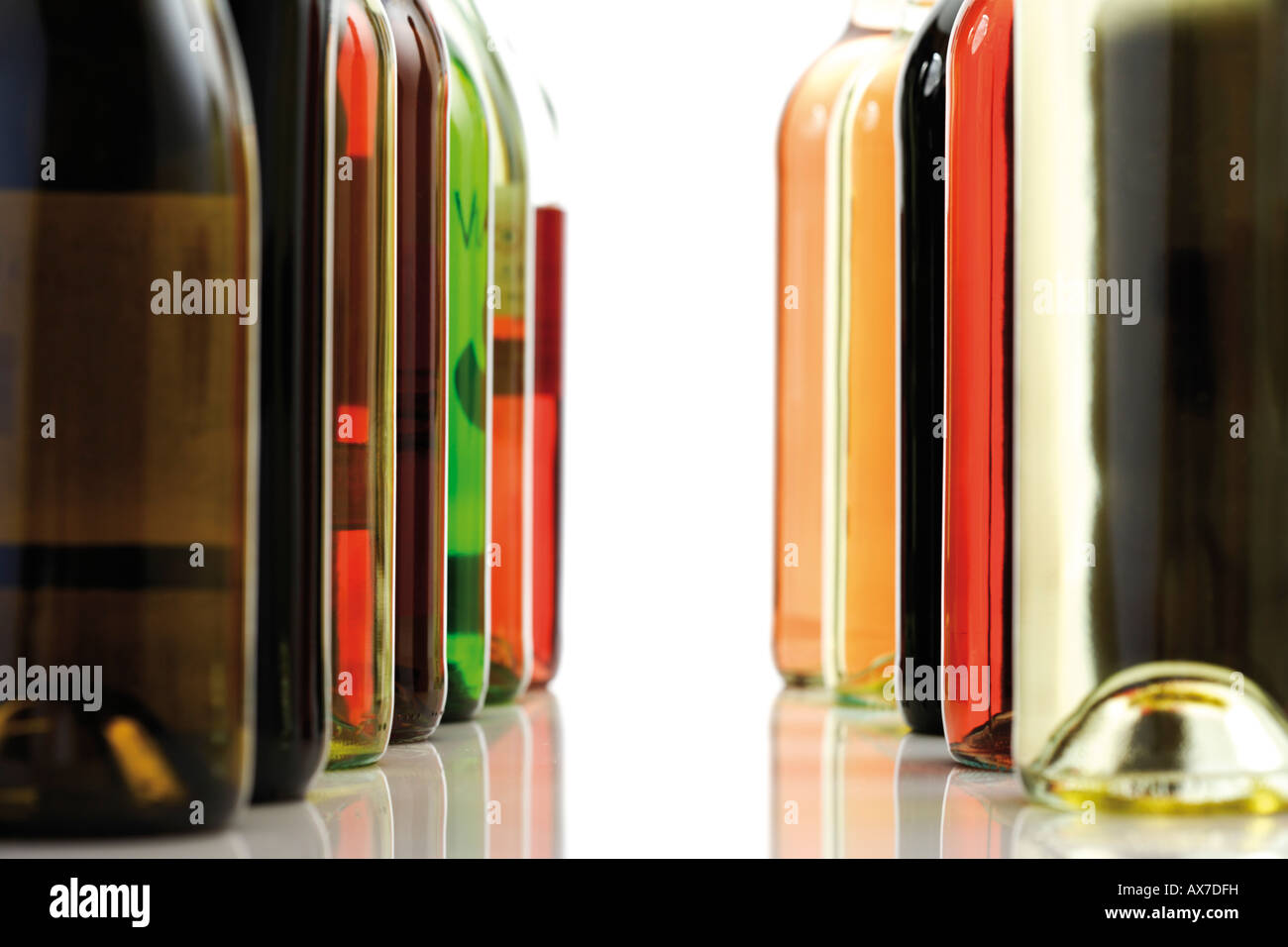 Wine bottles Stock Photo