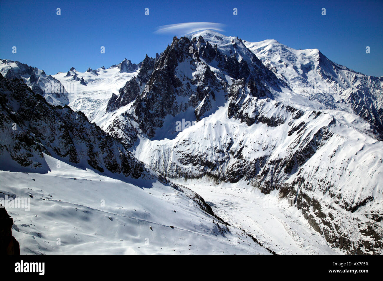 Glacier du geant vallée blanche hi-res stock photography and images - Alamy