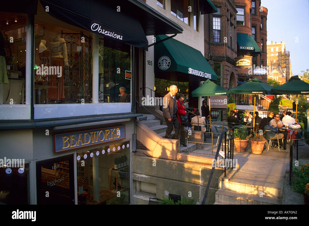 Shopping at Newbury street, Boston Massachusetts, USA Stock Photo Alamy