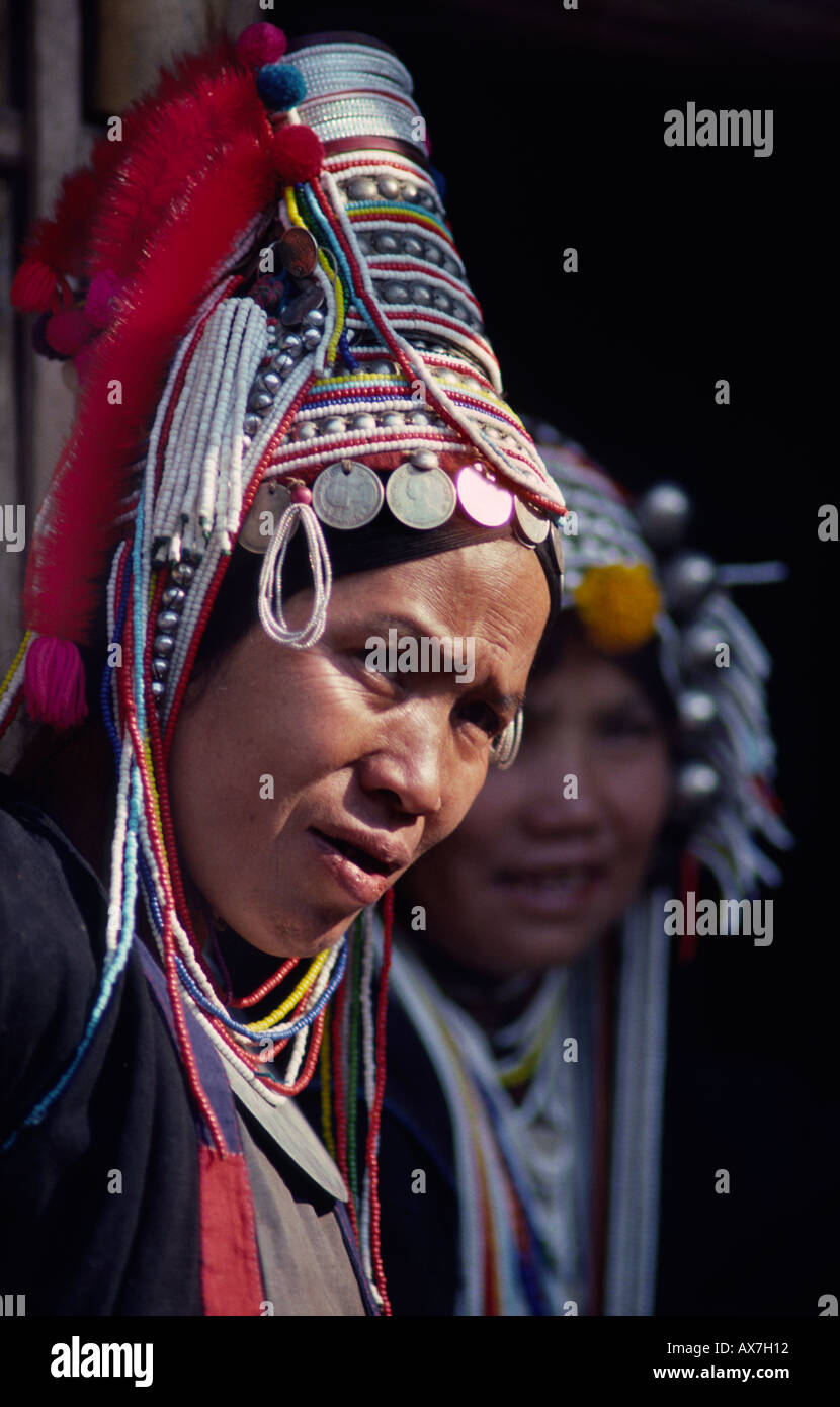Akha village north thailand hi-res stock photography and images - Alamy