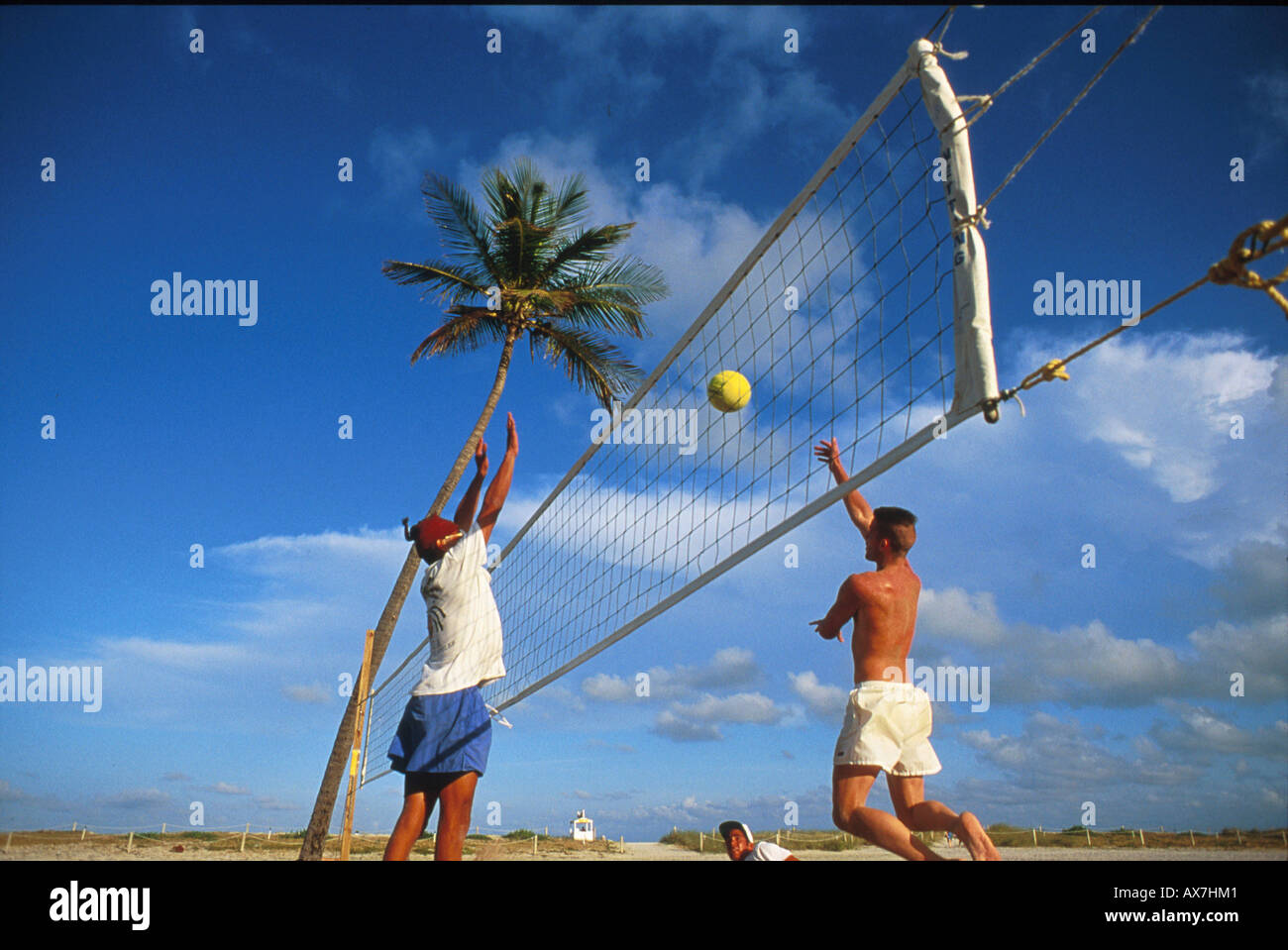 Beach Volleyball, MiamiBeach, Florida USA Stock Photo Alamy
