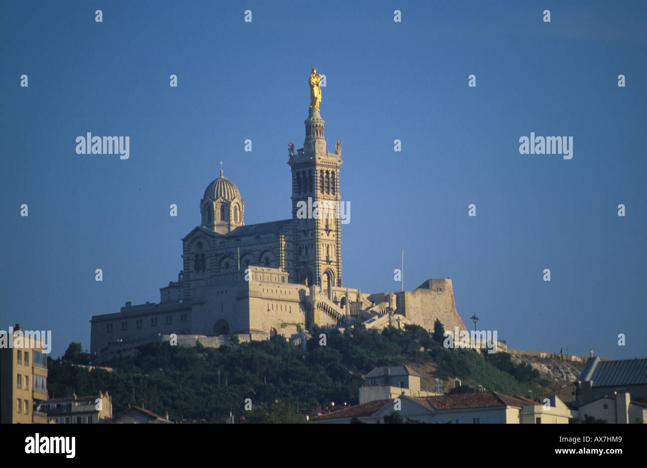 Notre Dame de la Garde, Marseille, Provence Frankreich Stock Photo