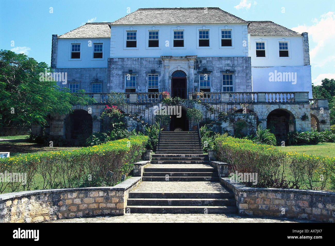 Rose Hall Great House geb., 1770, b. Montego Bay Jamaika, Karibik Stock Photo