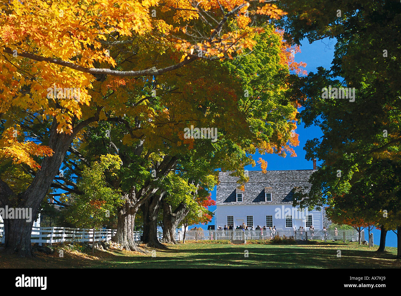Shakerdorf, Rathaus, Canterbury New Hampshire, USA Stock Photo Alamy