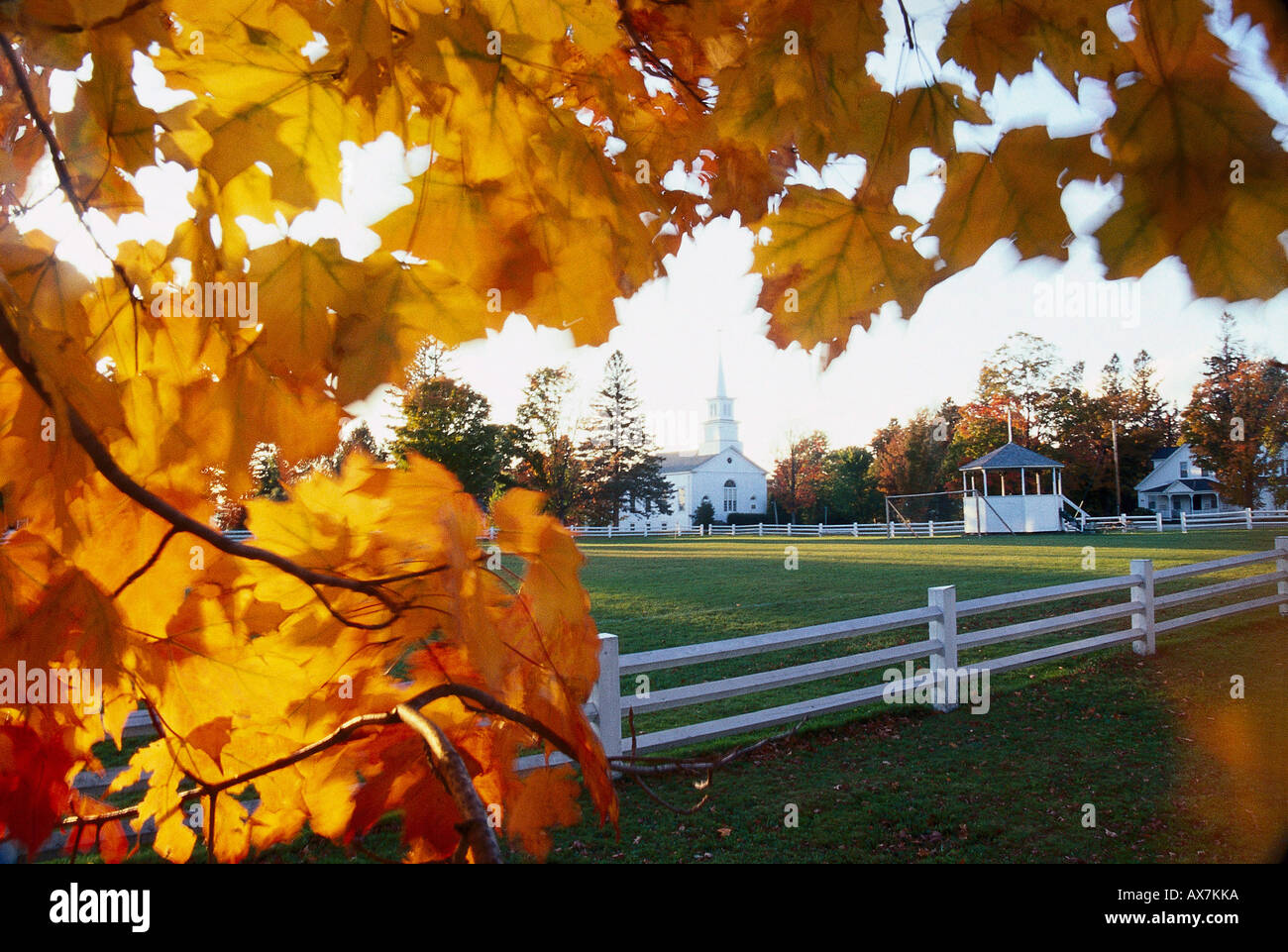 Craftsbury Common, Vermont USA Stock Photo Alamy