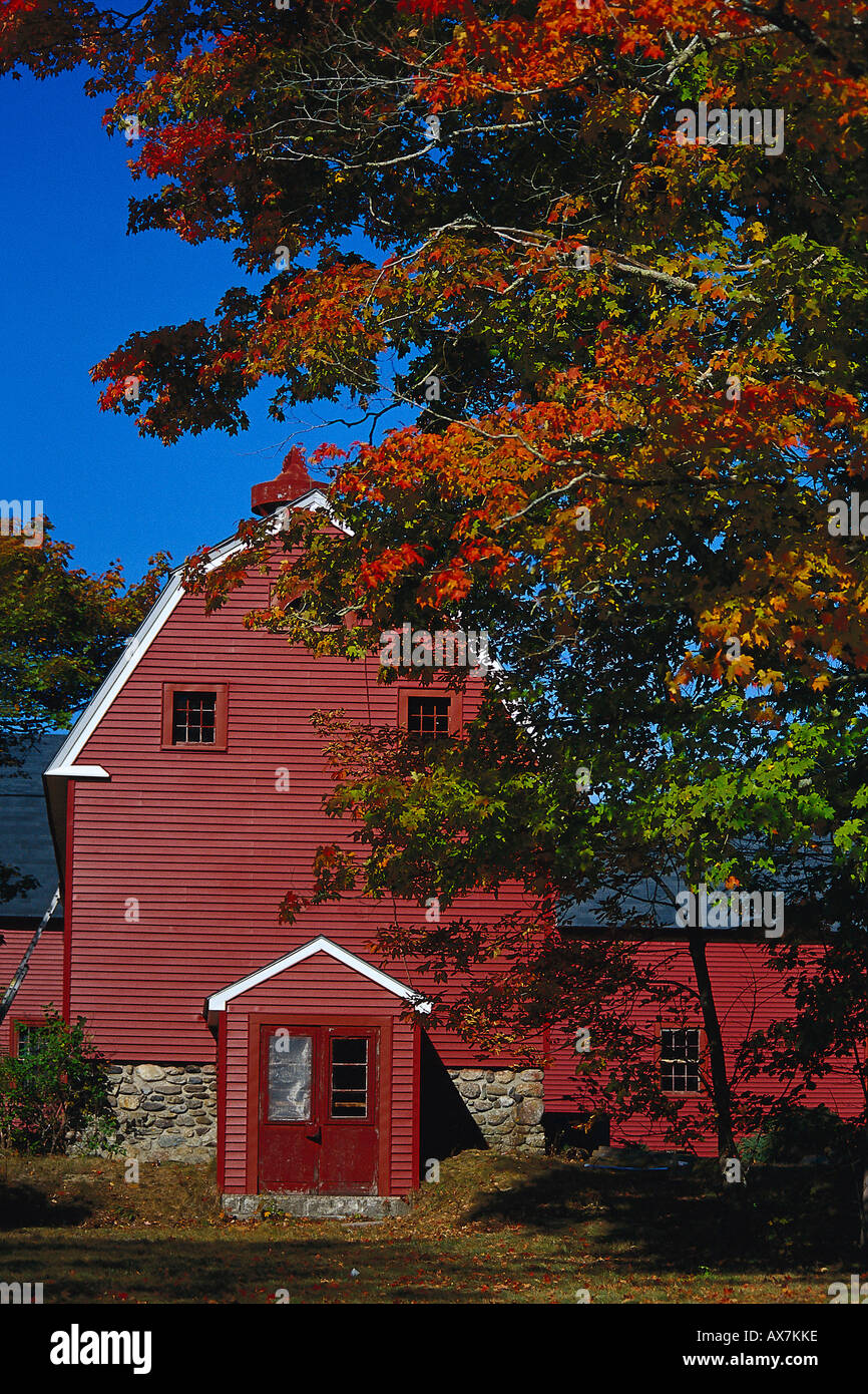 Scheune, Franklin, Hancock, Maine USA Stock Photo