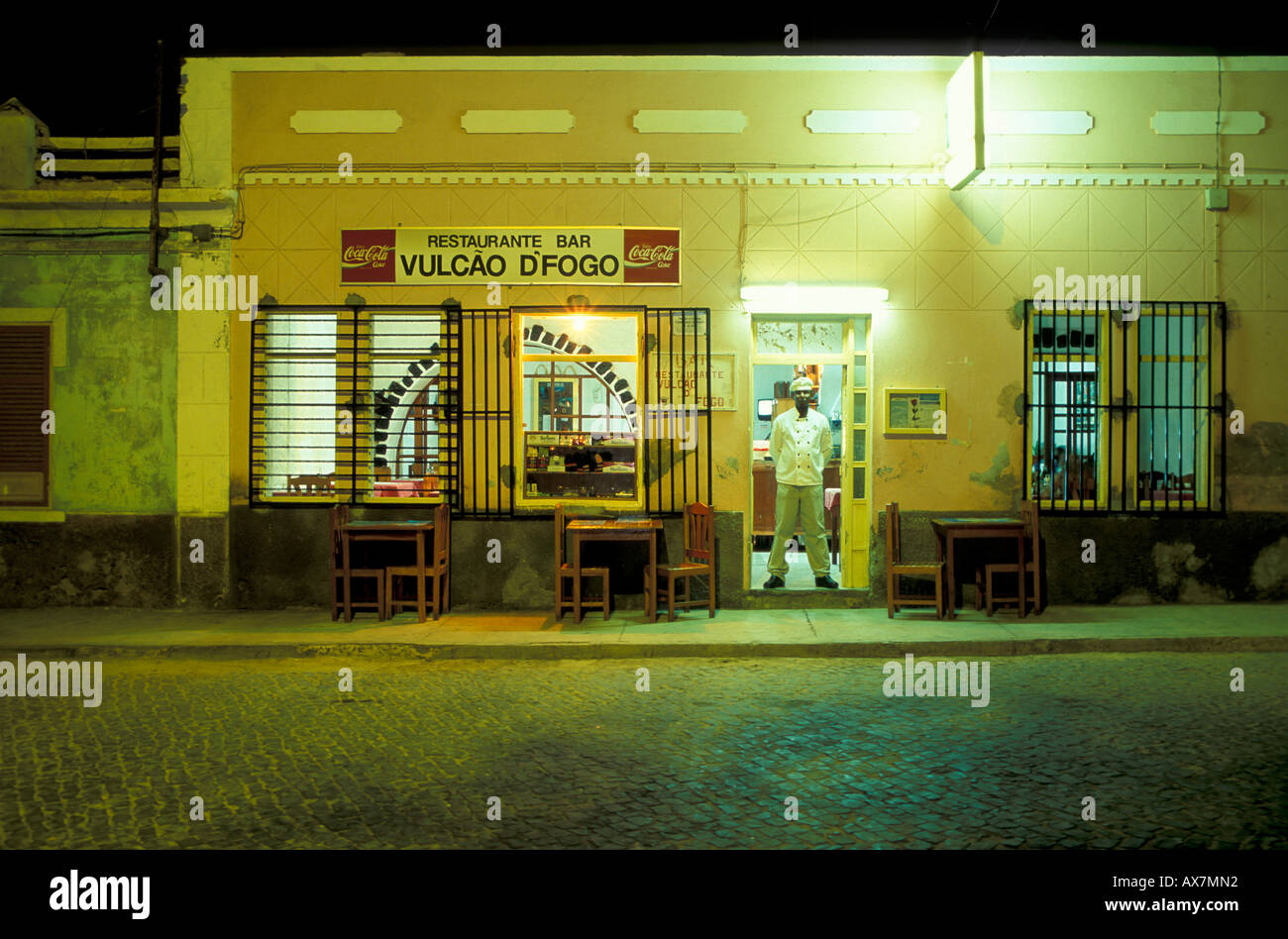 Restaurant in Santa Maria, Santa Maria, Sal, Cape Verde Islands, Africa  Stock Photo - Alamy