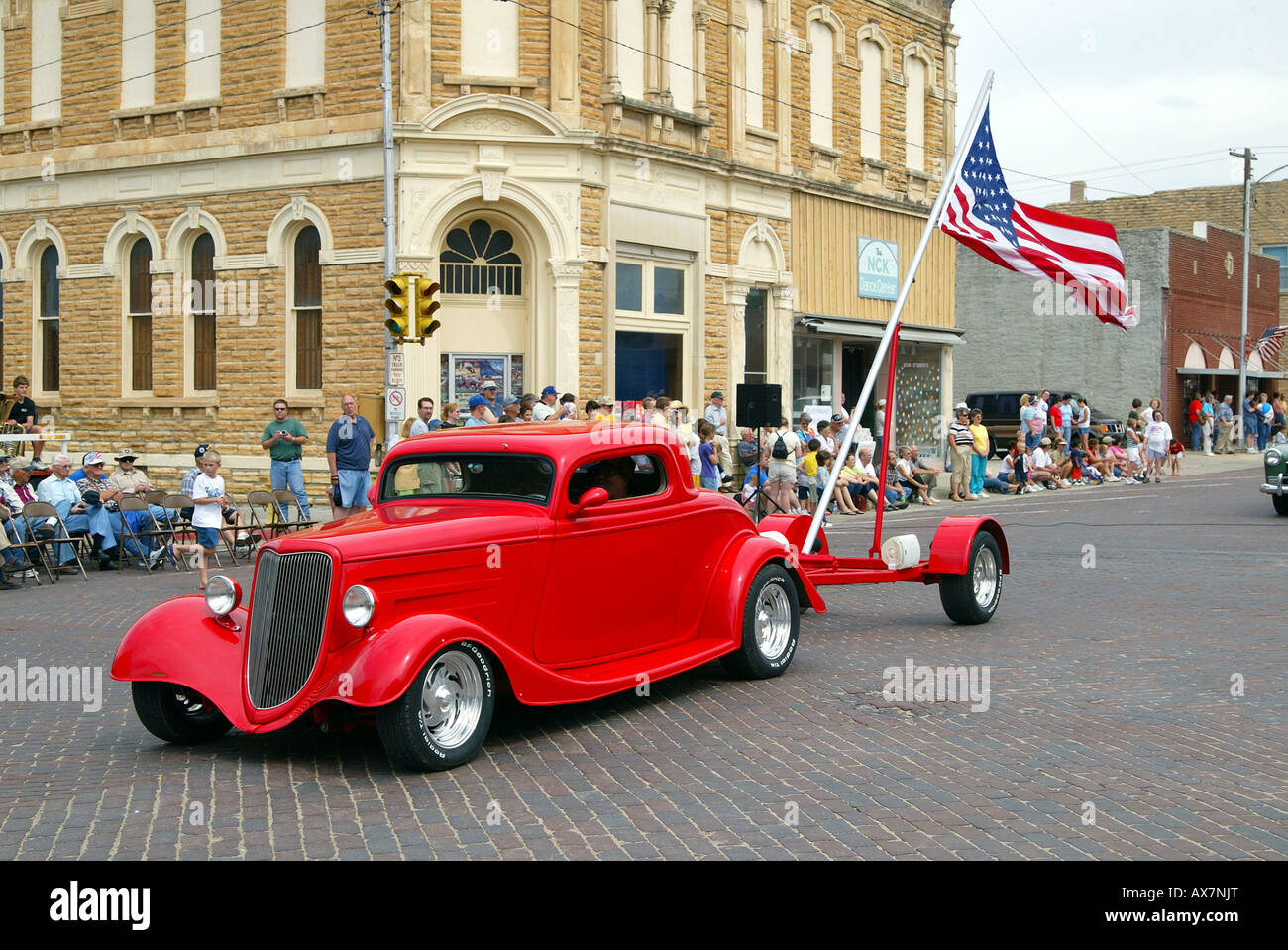 Reunion parade in Beloit, Kansas, USA Stock Photo Alamy
