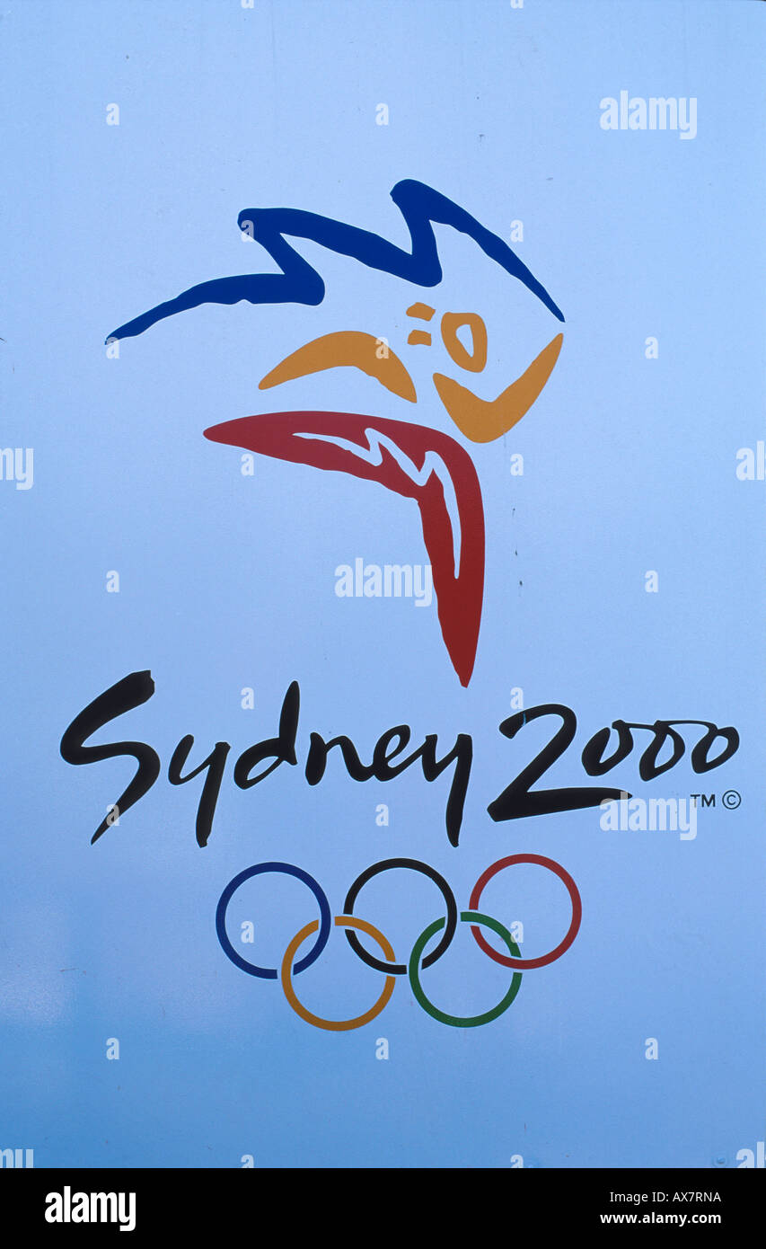 Logo Der Olympischen Spiele 2000 Olympia Zentrum Homebush Bay Sydney New South Wales Australien Stock Photo Alamy