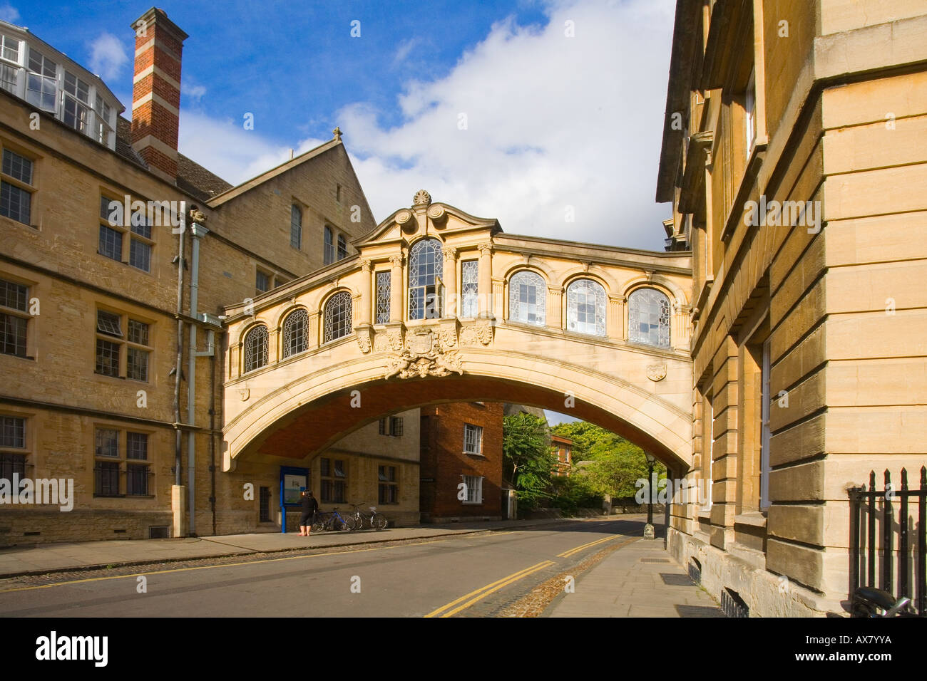 Oxford architecture, Hertford bridge, Bridge of Sighs Stock Photo