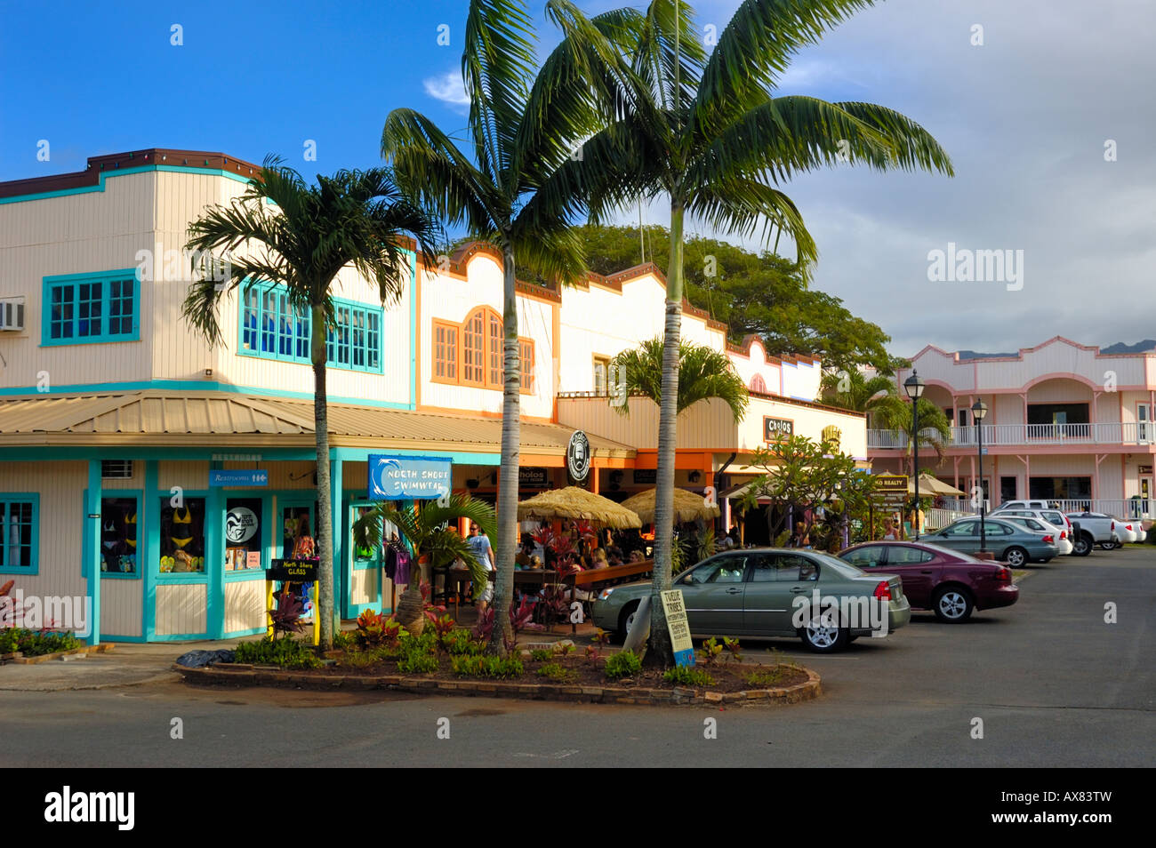 Haleiwa with it s shops and restaurants is the premier tourist center