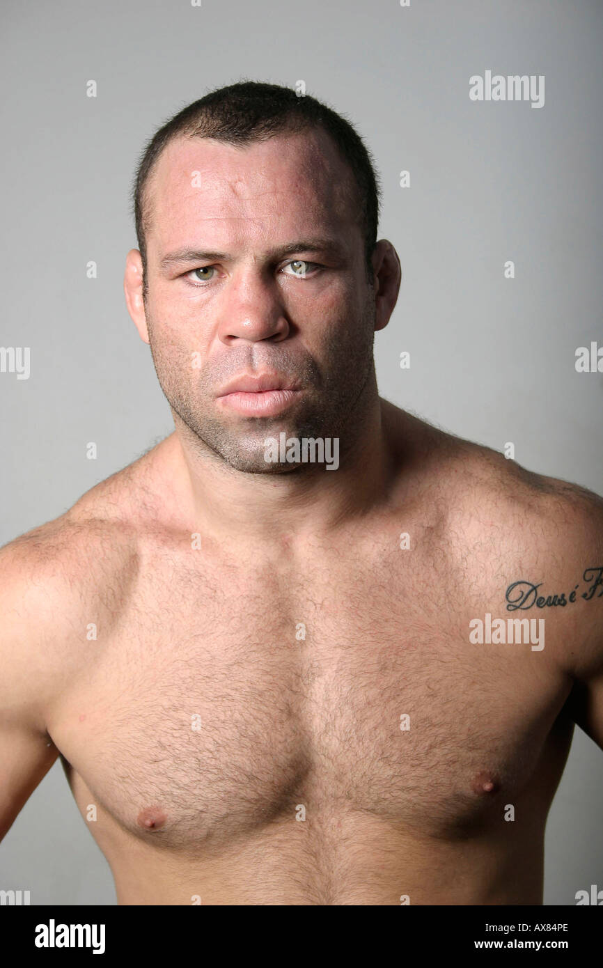 WANDERLEI SILVA Lutador de Vale Tudo Stock Photo