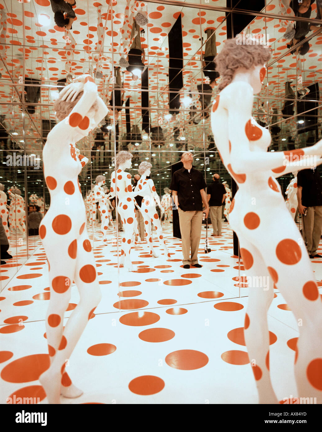 Sculptures and mirrors at an art gallery, Pittsburg, Pennsylvania, USA, America Stock Photo