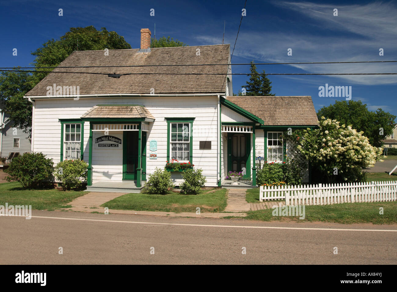 birth place of lucy maud montgomery, PEI, Canada Stock Photo