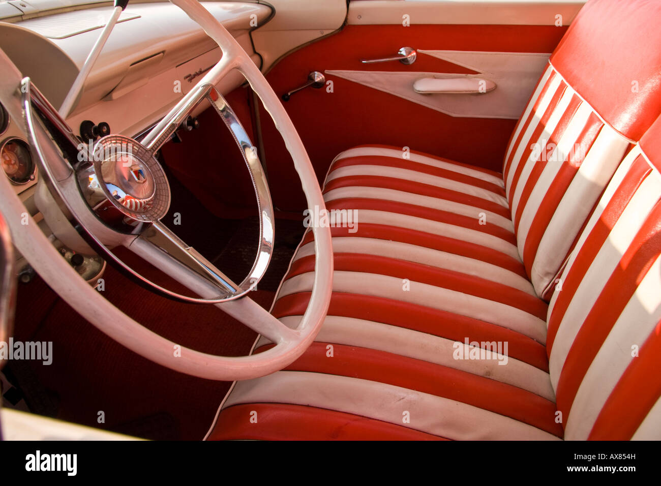 Interior of 1956 Ford Fairlane Stock Photo - Alamy