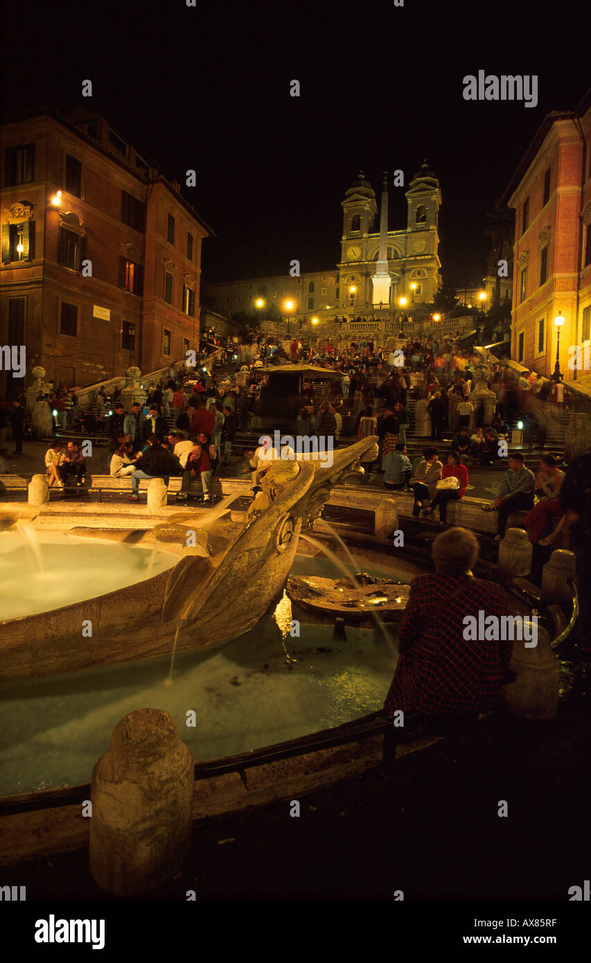 Spanische Treppe, Rom, Latium Italien Stock Photo