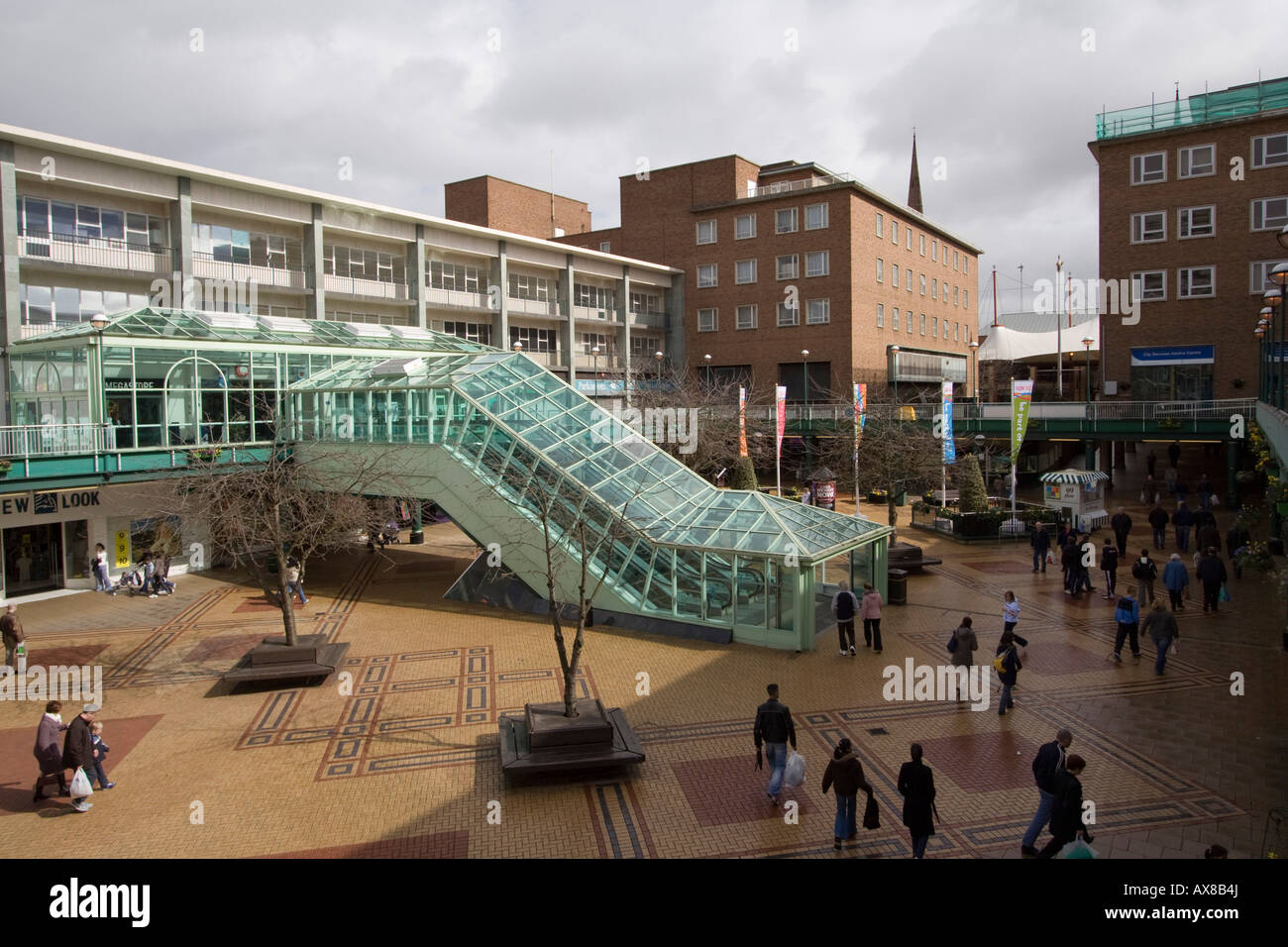 coventry city The Precinct shopping centre england uk gb Stock Photo