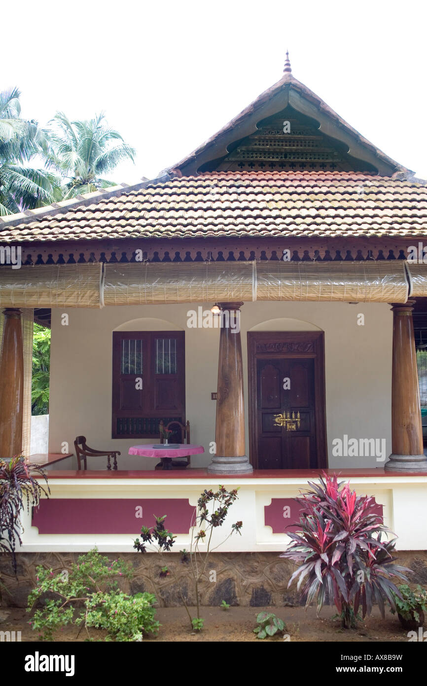 Part of verandah of Keralite Bungalow styled after traditional ...