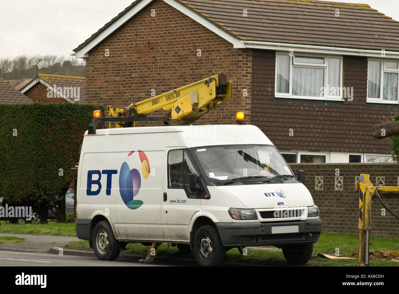 British telecom van hi-res stock photography and images - Alamy