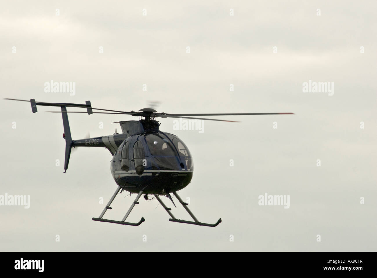 Commercial Helicopter Pilot Training Stock Photo