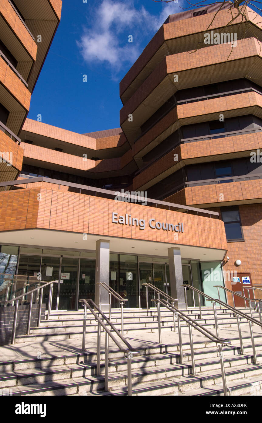 Ealing Council building Ealing W5 London United Kingdom Stock Photo Alamy