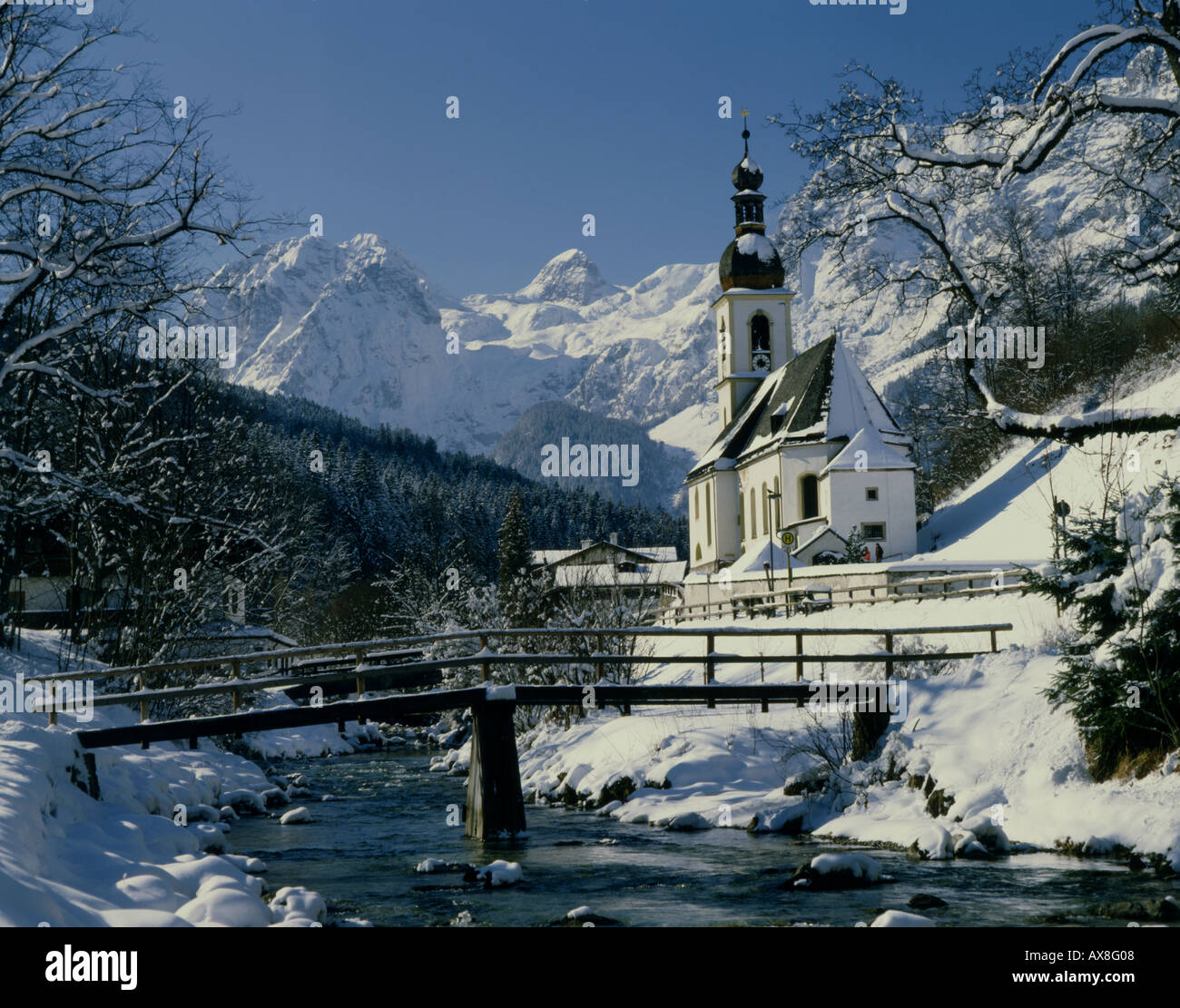 Ramsau bei Berchtesgaden, Bavaria Stock Photo