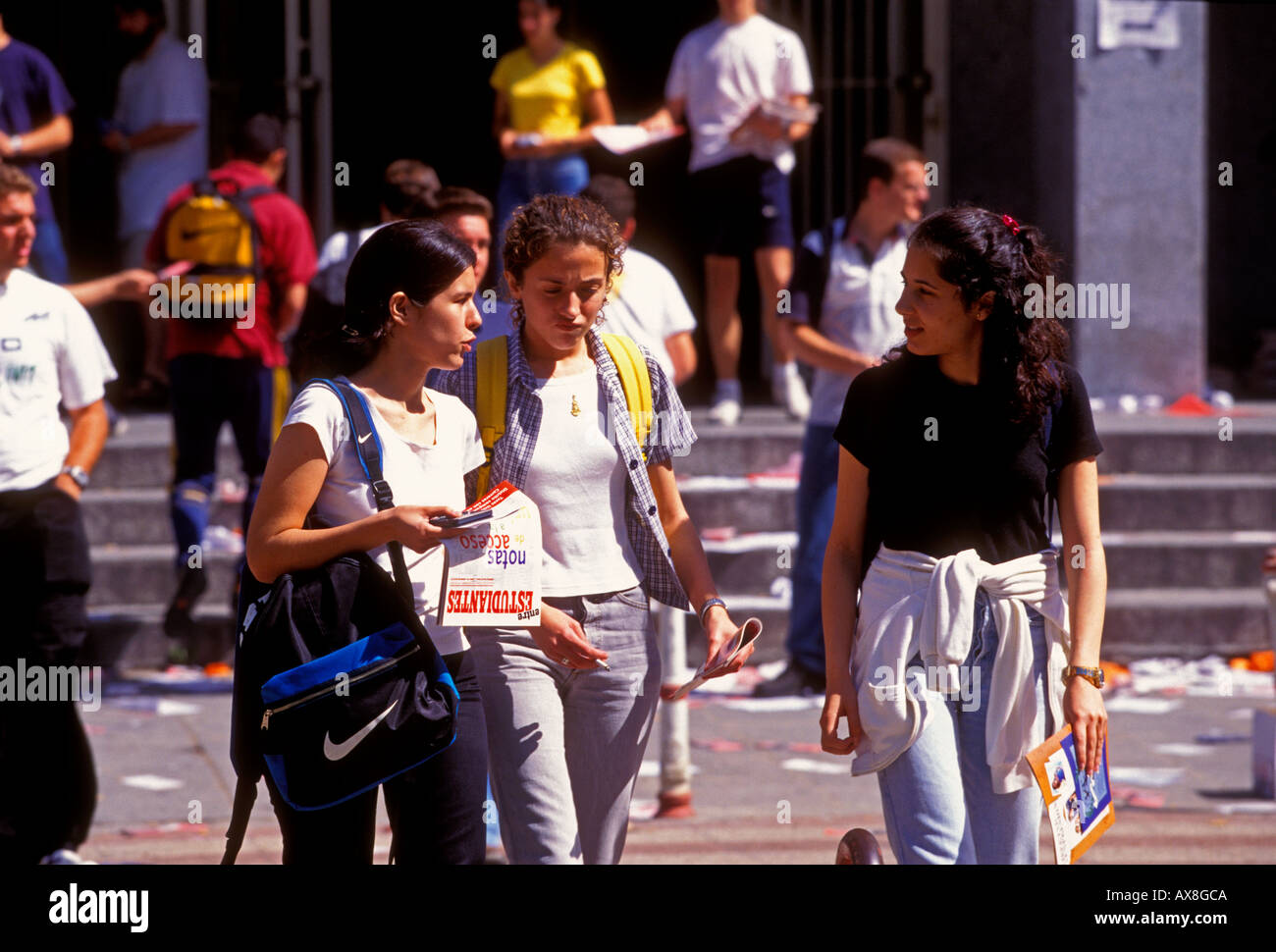 young women, college students, on campus, campus, University City