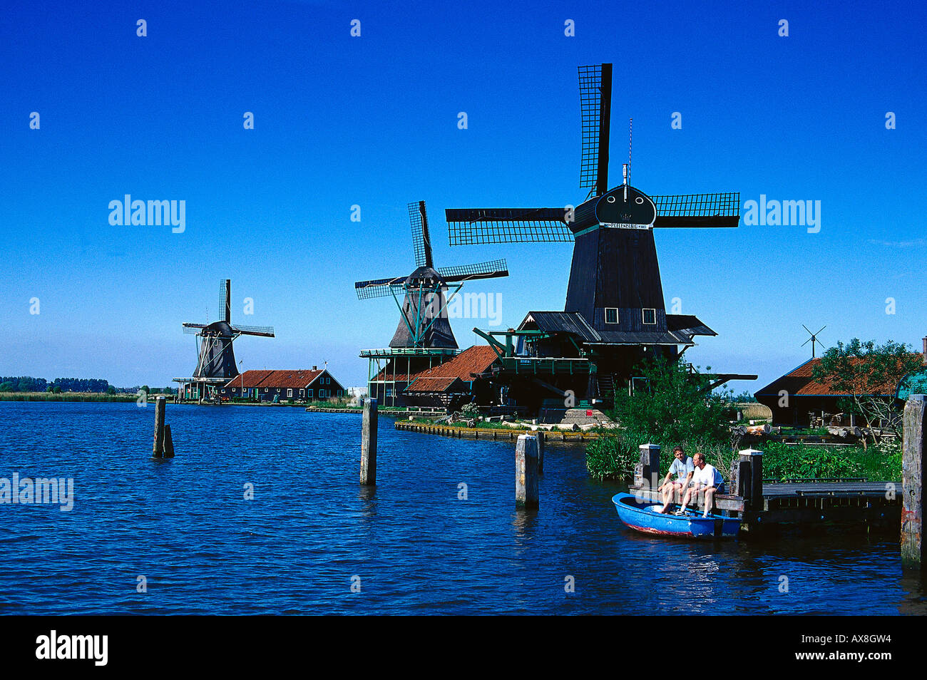 Pintoo Puzzle – Zaanse Schans Niederlande, 1000 Teile, Kunststoff, Wasserabweisend