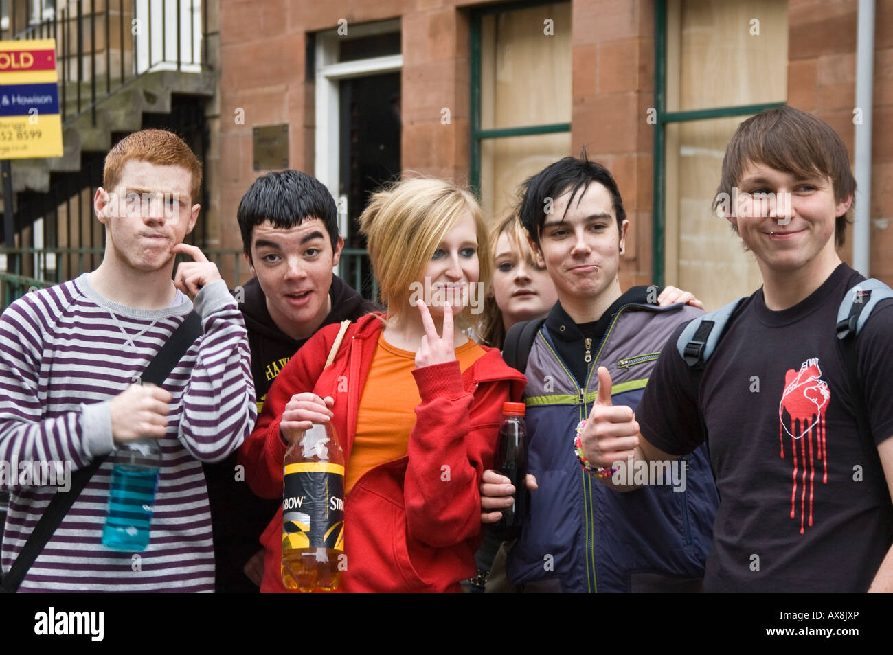 Glasgow street girls hires stock photography and images Alamy