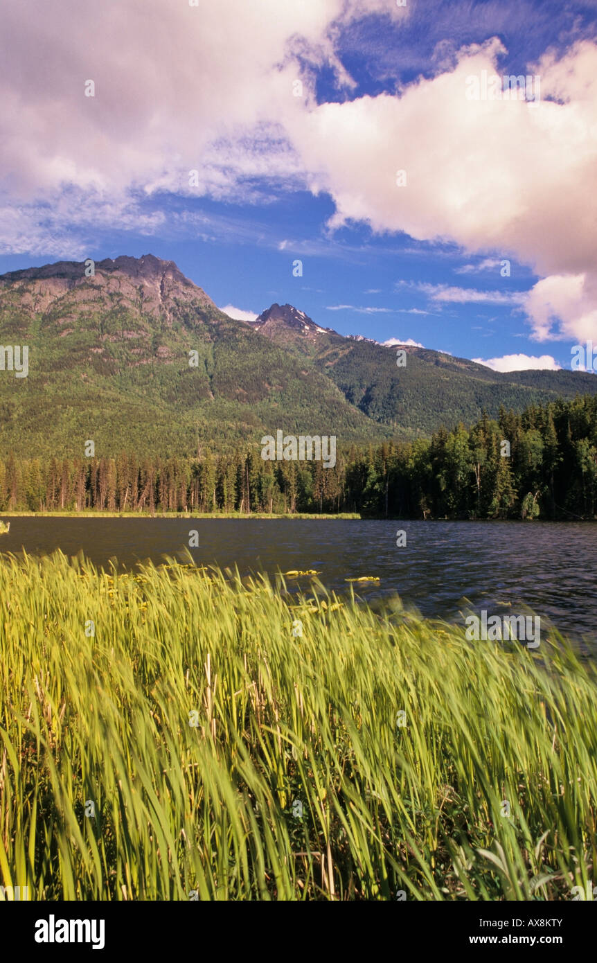 Seeley lake and the Rocher deBoule mountain range Seeley Lake