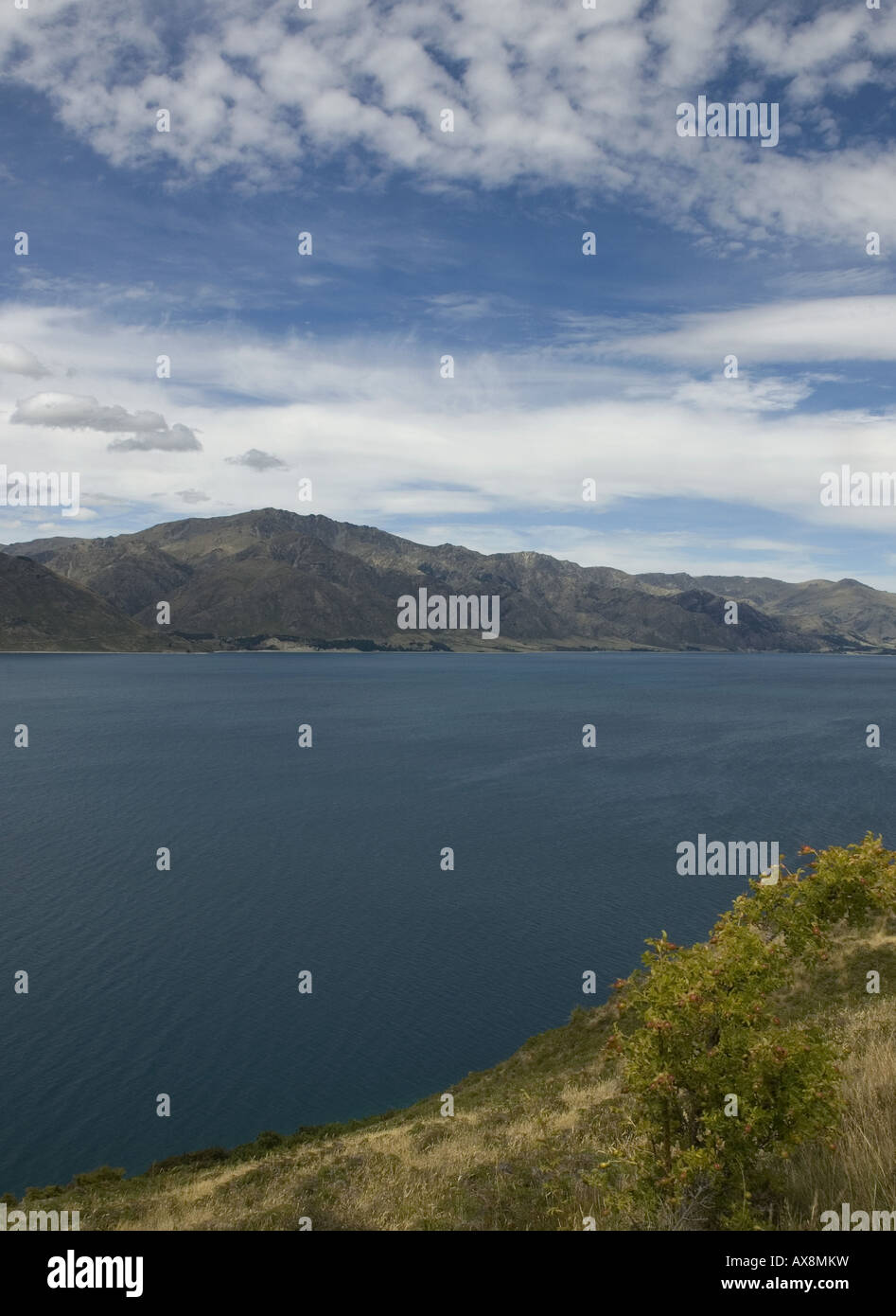 Lake Hawea in the South Island of New Zealand Stock Photo - Alamy