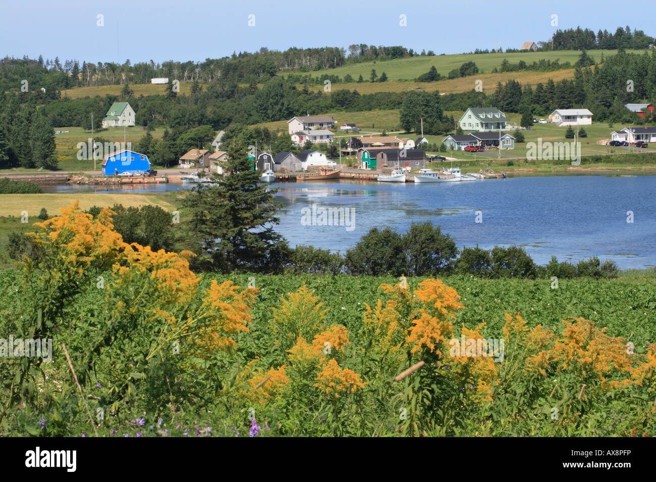 french river pei canada vista scenic fishing village lobster prince