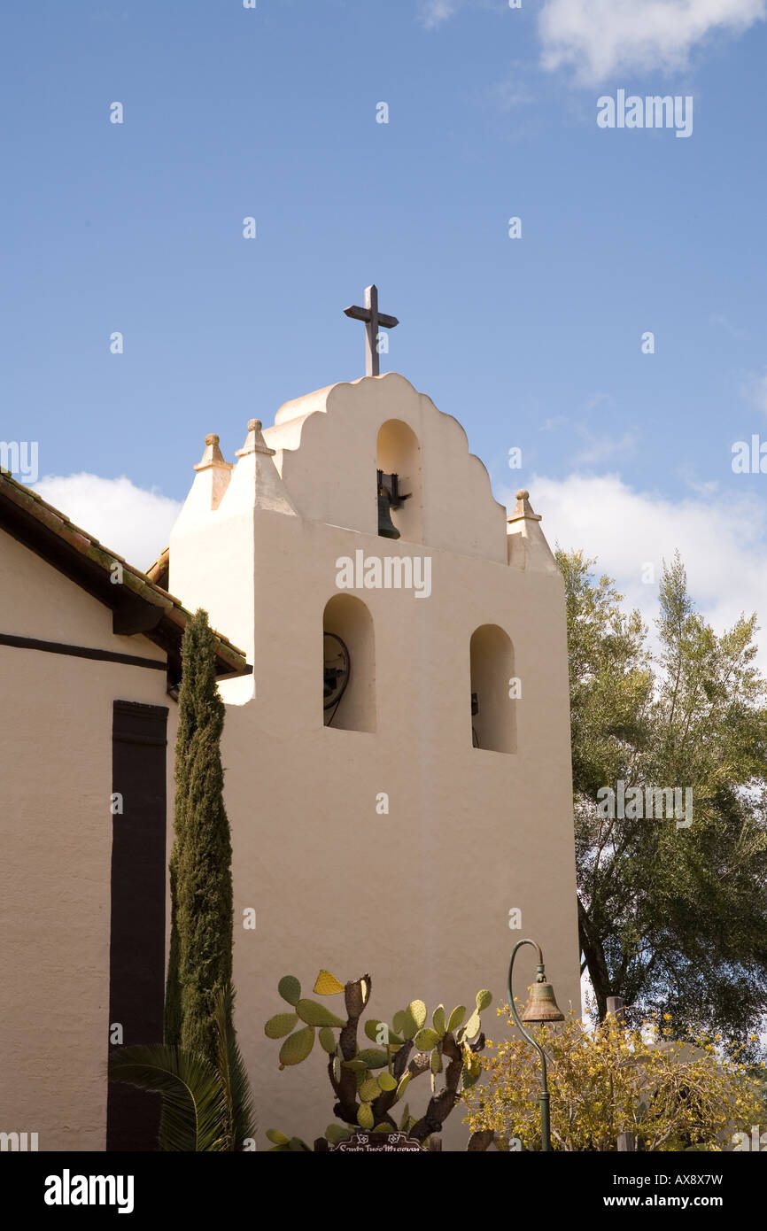 Mission Santa Ynez, Solvang, California, USA, one of the California mission chain. Stock Photo