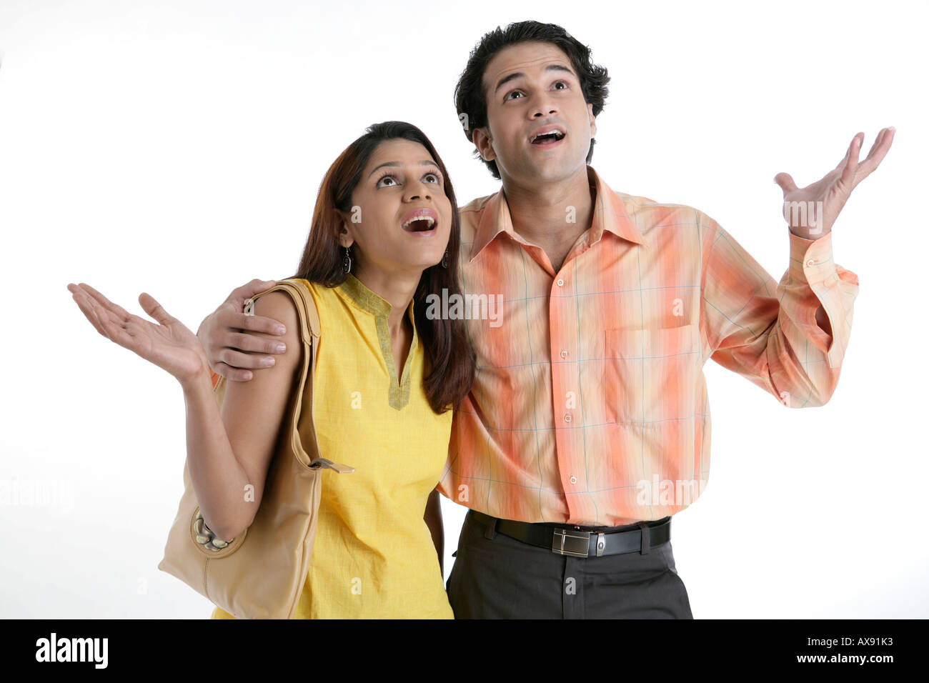 Women surprised at husband hi-res stock photography and images - Alamy
