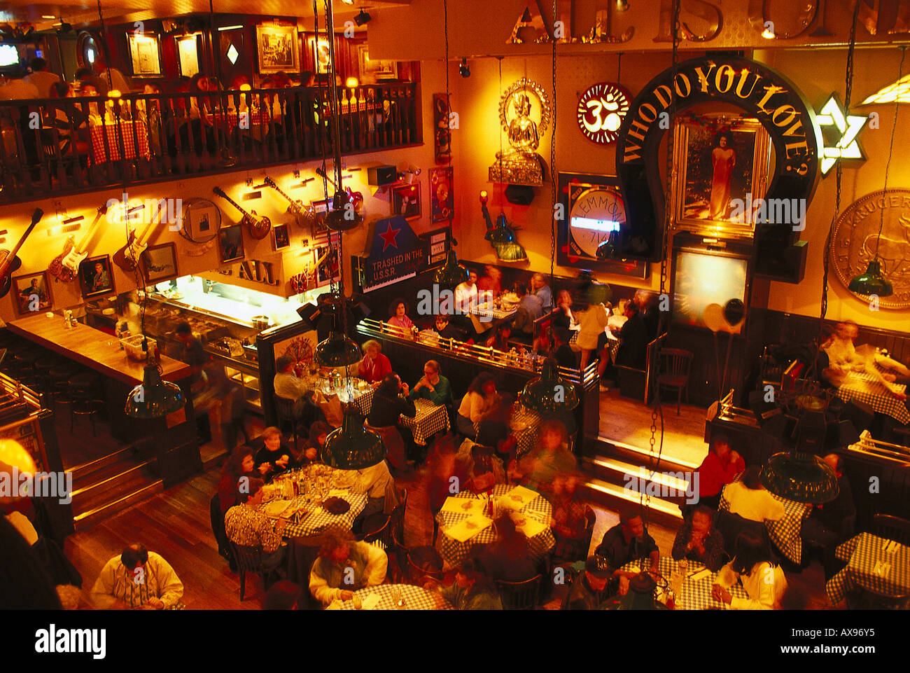 Hard Rock Cafe New York Usa Stock Photo Alamy