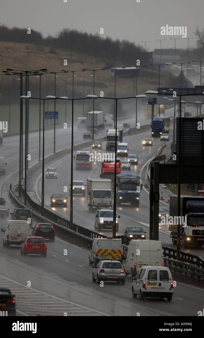 m25-traffic-rain-high-resolution-stock-photography-and-images-alamy