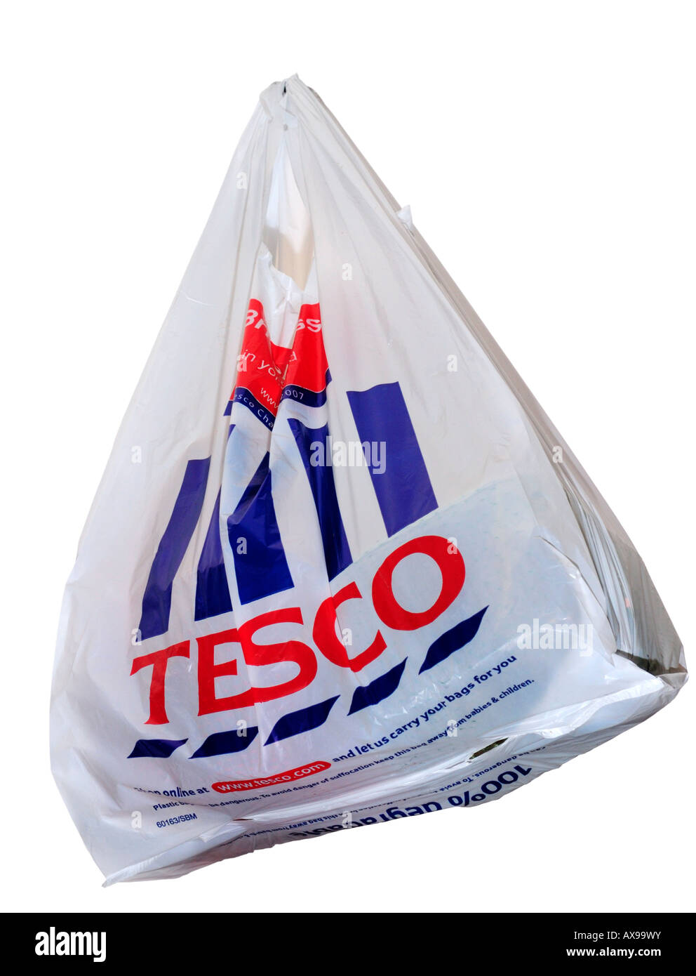 Tesco Carrier Bag. Stock Photo